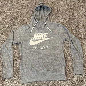 Nike Gray Just Do It Hoodie
